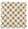 Nova Flower Crema Marfil, Emperador Dark, Thassos White