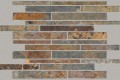 Multi color Stick slate mosaic